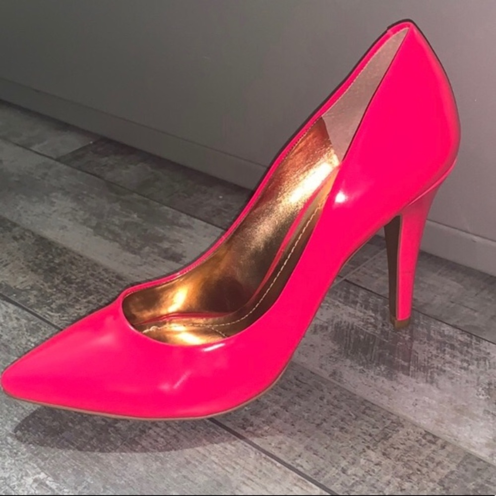 Neon Pink BCBGeneration Pump Heels